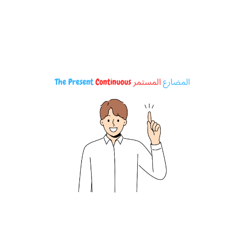 man pointing up